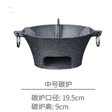 Old-fashioned Cast Iron Fire Pits Indoor Brazier Rack Outdoor Heaters Camping Furnace Grill Stand Home Carbon Fired Tea Stove