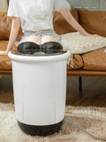 One-click start Automatic Foot Spa Electric Massage Roller Surf Heated Foot Bath Bucket Over The Calf Household Foot Soaking Tub