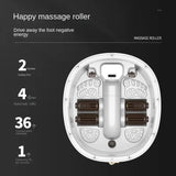 One-click start Automatic Foot Spa Electric Massage Roller Surf Heated Foot Bath Bucket Over The Calf Household Foot Soaking Tub