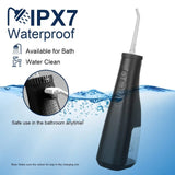 Oral Irrigator USB Rechargeable Water Flosser Portable Dental Water Jet 300ML Water Tank Waterproof Teeth Cleaner