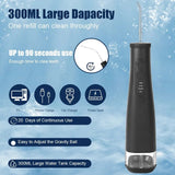 Oral Irrigator USB Rechargeable Water Flosser Portable Dental Water Jet 300ML Water Tank Waterproof Teeth Cleaner