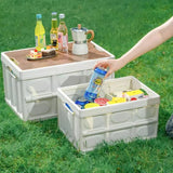 Outdoor Camping 35L Folding Storage Box Household Car Trunk Storage Convenient Organizing Box