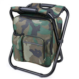 Outdoor Camping Chair Superhard High Load Travel Ultralight Folding ChairPortable Beach Hiking Picnic Seat Fishing Tools Chair