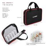 Outdoor Fish Hook Container Fishook Storage Case EVA Hard Shell Portable Wood Shrimp Lure Bait Bag Fishing Tool Boxes