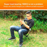 Outdoor Fishing Chair Ultralight Folding Camping Chair Superhard High Load Portable Beach Hiking Picnic Seat Fishing Tools Chair