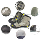 Outdoor Waders Pants Fly Fishing Clothes Waterproof Suit Wading Shoes Antiskid Felt Sole Boots Leaking Water Shoes