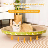 Oval Cat Scratcher Stable Lounge Nest For Cats Reinforced Bowl Shape Beds Pet Supplies For Kitten's Nest Living Room Balcony