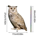 Owl To Keep Birds Away Bird Scare Reflective Hangings Decoration Fake Owl To Scare Birds Away From Gardens Window Trees And More