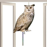 Owl To Keep Birds Away Bird Scare Reflective Hangings Decoration Fake Owl To Scare Birds Away From Gardens Window Trees And More