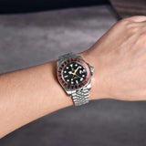 PAGANI DESIGN PD-1758 Japan NH34 GMT Watch Sapphire Glass Automatic Watch 100M Waterproof Stainless Men Mechanical Watches