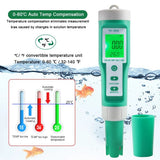 PH Meter Tds Tester Digital ORP EC Salinity H2 S.G Spa Aquarium Water Test Tool Solution Fertilizer Resistivity Test Instruments