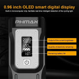 PHMAX Bike Light 2000LumensUSB Rechargeable Led 10000 MAh Mountain Bike Lamp Power Display Bicycle Headlight