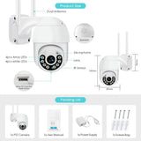 PIX-LINK A15-20 WiFi Camera IP Indoor 8MP 4K PTZ Camera HD H.265 Wireless Surveillance Security CCTV AI Tracking P2P