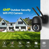PIX-LINK A8H-20 4MP Smart WiFi PTZ Camera 5X Zoom WiFi Surveillance Camera Night Vision Auto Tracking IP Camera Security Protect