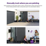 PIX-LINK P11-90 WiFi Camera 9MP 4K Security Cam 8X Zoom Video Surveillance 3 Lens Dual Screen CCTV ICsee NVR Alexa Camera P2P