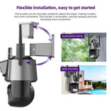 PIX-LINK P11-90 WiFi Camera 9MP 4K Security Cam 8X Zoom Video Surveillance 3 Lens Dual Screen CCTV ICsee NVR Alexa Camera P2P