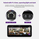 PIX-LINK P11-90 WiFi Camera 9MP 4K Security Cam 8X Zoom Video Surveillance 3 Lens Dual Screen CCTV ICsee NVR Alexa Camera P2P