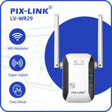 PIX-LINK-WR29 300Mbps Wireless Wifi Repeater Wifi Range Extender Wi-Fi Router Signal Booster WiFi Booster 2.4G Wifi Ultraboost