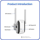 PIX-LINK-WR29 300Mbps Wireless Wifi Repeater Wifi Range Extender Wi-Fi Router Signal Booster WiFi Booster 2.4G Wifi Ultraboost