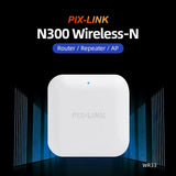 PIX-LINK-WR33 WiFi Repeater Wireless Wifi Extender 300Mbps Wi-Fi Amplifier 802.11N Long Range Wi Fi Signal Booster 2.4G Wifi Rep