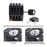 Password Bike Bicycle Lock Foldable Hamburg-Lock With 3 Keys Bike Chain Lock Alloy Anti-Theft Bicycle Folding Lock Mount Bracket