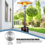 Patio Heater Reflector Shield Propane Heat Reflector Shield Top For Outdoor Heaters Windshield Propane Patio Heaters For Outdoor