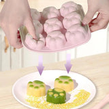Paw Print Molds Silicone 9-Cavity Easy Release Ice Cube Mold Silicone Mould For DIY Chocolate Candy Jelly Ice Cube Dog Treats