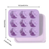 Paw Print Molds Silicone 9-Cavity Easy Release Ice Cube Mold Silicone Mould For DIY Chocolate Candy Jelly Ice Cube Dog Treats