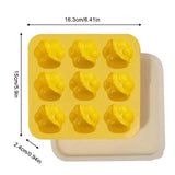 Paw Print Molds Silicone 9-Cavity Easy Release Ice Cube Mold Silicone Mould For DIY Chocolate Candy Jelly Ice Cube Dog Treats