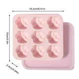 Paw Print Molds Silicone 9-Cavity Easy Release Ice Cube Mold Silicone Mould For DIY Chocolate Candy Jelly Ice Cube Dog Treats