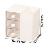 Pen Holder For Desk Makeup Organizer Storage Drawers Desktop Organization For Offices Schools Stationary Cosmetics