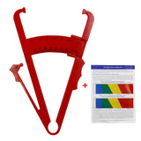 Personal Body Fat Caliper Skin Analyzer Measure Charts Fitness Slim Keep Health Tester Body Fat Monitor Sebum Meter Folder