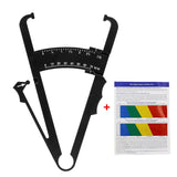 Personal Body Fat Caliper Skin Analyzer Measure Charts Fitness Slim Keep Health Tester Body Fat Monitor Sebum Meter Folder