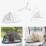 Pet Carrier Backpack Bag Small Dog Cat Transparent Expandable Breathable Walking Outdoor Travel Products Puppy Kitty Strollers