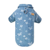 Pet Denim Dog Shirt Summer Dog Clothes Casual Clothing For Small Large Dogs Cats T-shirt Chihuahua Costumes Yorkshire Shirts