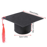 Pet Doctor Hat Pet Graduation S Hat Soft And Cute Pet Bachelor With Red Tassel Hamster Graduation Costume For Party Accessories