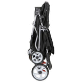 Pet Dog Stroller Travel Carriage 4 Wheeler w/Foldable Carrier Cart & Cup Holder