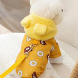 Pet Hoodie Dog Pet Sweatshirt Winter Coat Hoodie Sweater Winter Dog Hoodies Coat Cute Thick Fleece Soft Warm Pet Clothes For