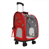 Pet Strollers Dog Cat Portable Travel Transport Bag Rolling Luggage Backpack Travel Tote Trolley Bags for Dogs Cat Accessories