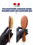 Pet wood needle handle comb beech mesh+rosewood massage comb
