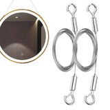 Picture Hangers 2M X 1.5mm Stainless Steel Heavy Duty Wire Rope Home Décor Products Hooks For Living Room Bedroom Bathroom