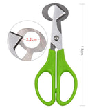 Pigeon Quail Egg Scissor Bird Cutter Opener Kitchen Tool Clipper Sale shells Scissors Cracker Cigar Stainless Steel Blade Househ