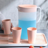 Pitchers For Drinks Household Large Lemonade Kettle With Lid Portable Food Grade Drinks Container With V Spout Household Pitcher