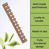 Planting Template Wooden Tool Ruler For Precise Planting Reusable Wood Planting Spacer Planting Tool For Gardens Outdoor Raised