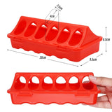 Plastic Flip-Top Poultry Bird Feeder Ground Chicken Bird Feeder Trough Pheasant feeding bucket Quality Chick 20/30cm