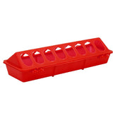 Plastic Flip-Top Poultry Bird Feeder Ground Chicken Bird Feeder Trough Pheasant feeding bucket Quality Chick 20/30cm