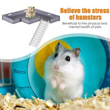 Play Gym Stand Hamster Safe PVC Play Gym With Ladder Cage Toys Decorative Accessories For Chipmunks Hamsters Squirrels Gerbils