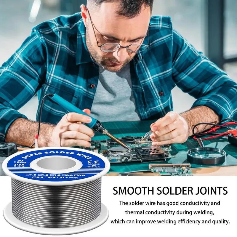 Plumbing Soldering Wire Multipurpose Soldering Wire Copper Rosin Core Soldering Wire Electronic Product Melting Point 183-245