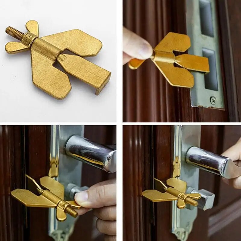 Pocket Door Lock Portable Door Lock For Travel Hotel Door Locks For Travelers Security Door Stopper For Hotel Home Apartment