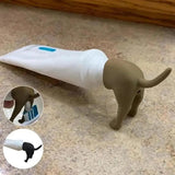 Poepen Hond Butt Tandpasta Topper Creatieve Tandpasta Knijpers Badkamer Accessoires Tandpasta Dispenser Voor Kinderen Volwassene